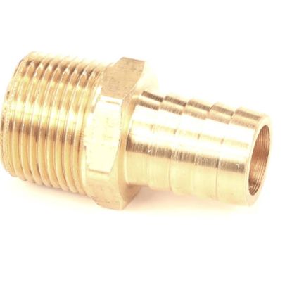 Picture of Groen Brass Pipe Fitting- 3/4 Mp X 3/4 Hb Straight Fit Part# NT1198