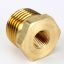 Picture of Groen Brass Reducer Bushing- 1 /2 X 1/8 Part# NT1202