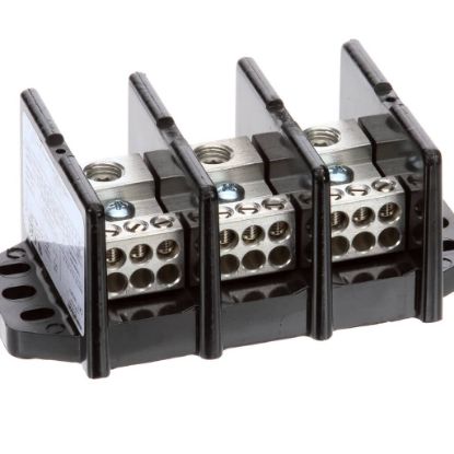 Picture of Groen Distribution Block 3-Pol E 75 Amp Part# Z070185