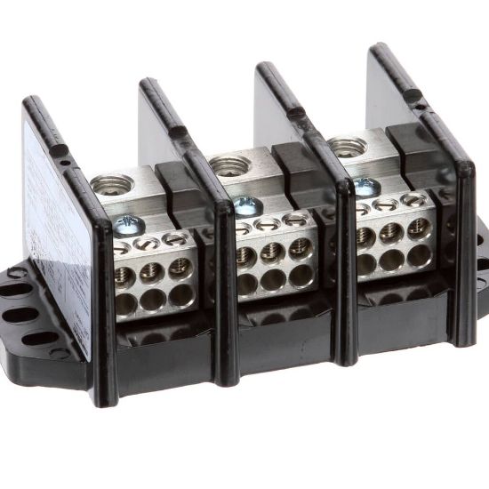 Picture of Groen Distribution Block 3-Pol E 75 Amp Part# Z070185