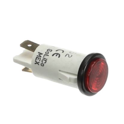 Picture of Hatco Pilot Lt Red 250V .140 Grip Part# 02.19.071R.00