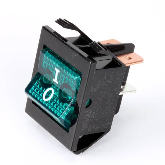 Picture of Hatco Switch Rocker 250V Green Dpst Part# 02.19.076.00