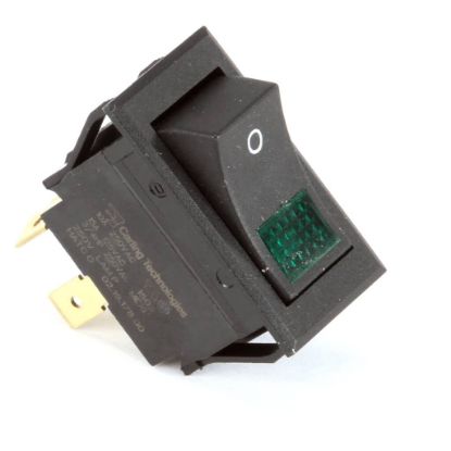 Picture of Hatco Switch Roc Dpst 250V 10A Green Part# 02.19.178.00