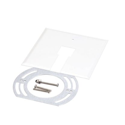 Picture of Hatco Track Outlet Box Cover White Part# 02.19.171.02