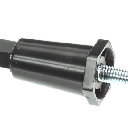 Picture of Hatco Leg 2-1/2" Black Plastic Adj. Part# 05.30.040.00