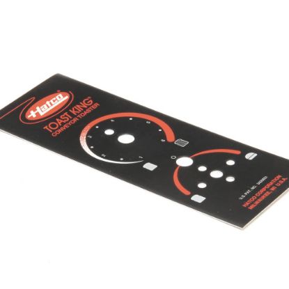 Picture of Hatco Control Plate,tk,toast & Buns Part# 07.01.217.00
