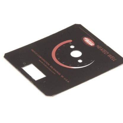 Picture of Hatco Control Label Hwb Part# 07.03.494.00
