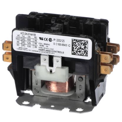 Picture of Heatcraft Contactor Open 25/35 Amp 2 Pole 220V Part# 2252125
