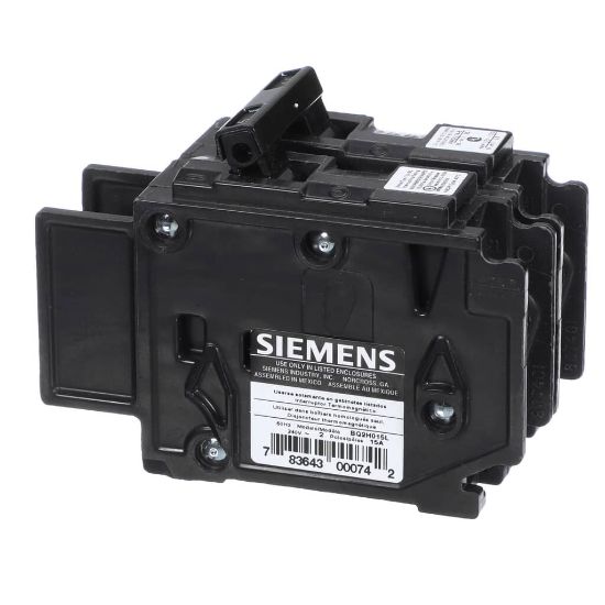 Picture of Heatcraft 15 Amp 2 Pole 240V Circuit Breaker With Part# 2252015