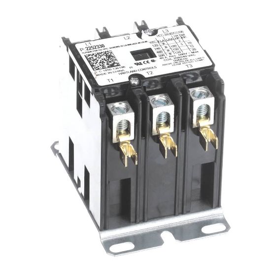 Picture of Heatcraft Contactor Open 30 Amp 3 Pole 208-240V Part# 2252330