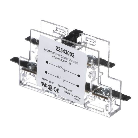 Picture of Heatcraft Contactor Aux Switch For 50-90A Hartland Part# 22543002