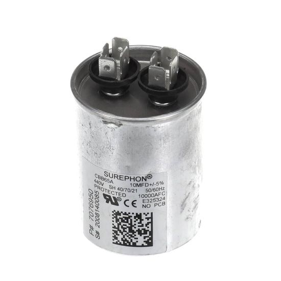 Picture of Heatcraft Run Capacitor 10Mfd/440v/round Part# 7076950