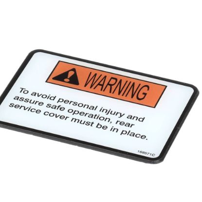Picture of Henny Penny Label-service Cover Part# 168571