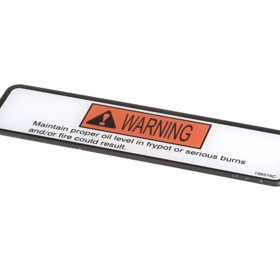 Picture of Henny Penny Label-danger Shortening-evol Part# 168576