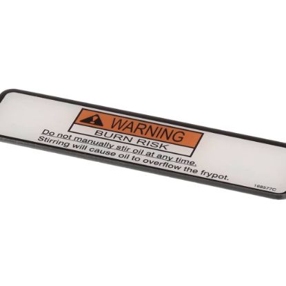 Picture of Henny Penny Label-danger Stirring-velo Part# 168577