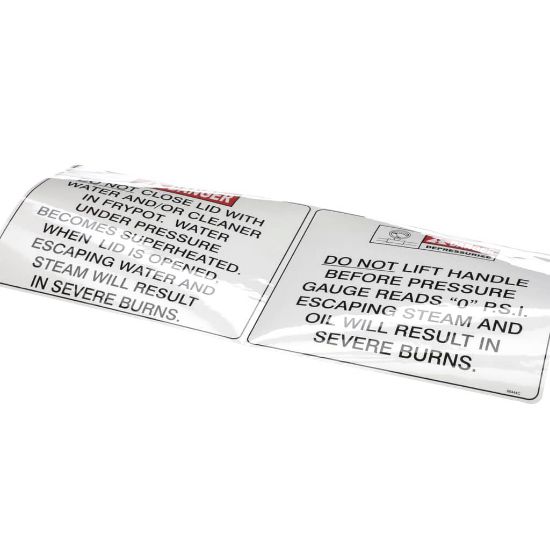 Picture of Henny Penny Label-operational Hazards Part# 66444
