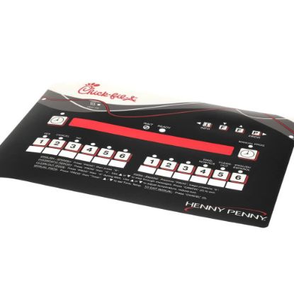 Picture of Henny Penny Control Panel Decal Part# 97552