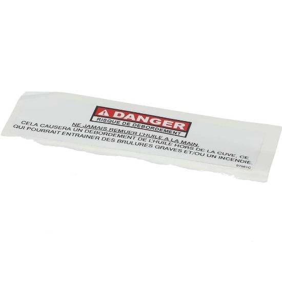 Picture of Henny Penny Label-danger Stiringfre Part# 97081