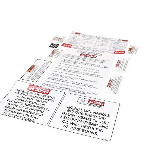 Picture of Henny Penny Pfe 590 Label Kit Part# 97347