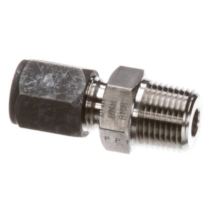 Picture of Henny Penny Connector-3/8 Tube To 3/8Nptss Part# FP01-128