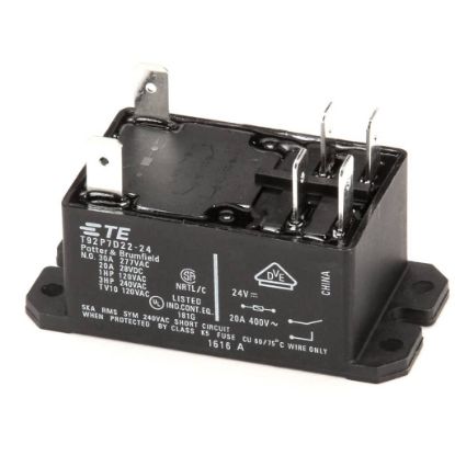 Picture of Hobart Relay,2 Pole, 30Amp, 24Vdc Part# 00-087714-042-5