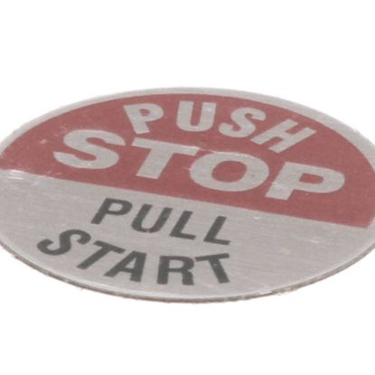 Picture of Hobart Label - Start/stop Part# 00-291475