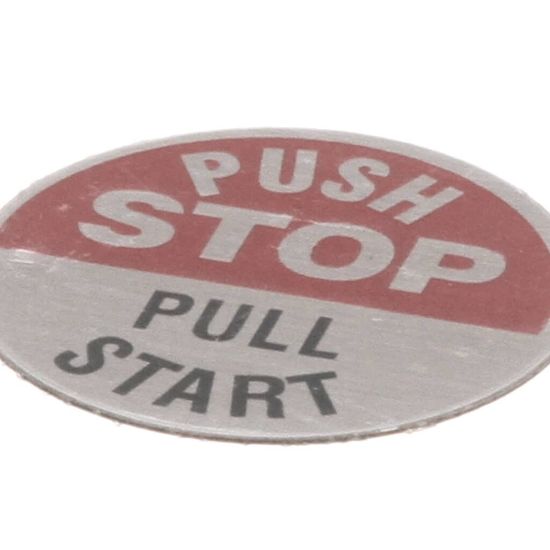 Picture of Hobart Label - Start/stop Part# 00-291475