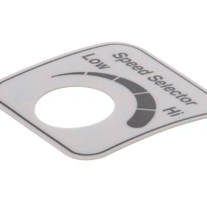 Picture of Hobart Label,speed Select (Domestic) Part# 00-478265