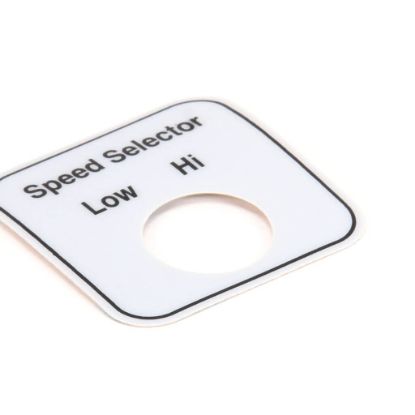 Picture of Hobart Label,speed Select (Domestic) Part# 00-478296