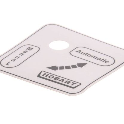 Picture of Hobart Label,auto/man (Domestic) Part# 00-479288