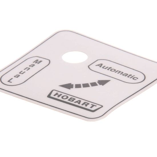 Picture of Hobart Label,auto/man (Domestic) Part# 00-479288