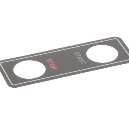 Picture of Hobart Label,mix/stop Part# 00-875451