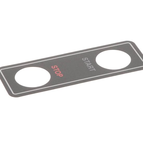 Picture of Hobart Label,mix/stop Part# 00-875451