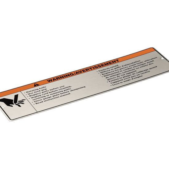 Picture of Hobart Label, Warning Part# 00-916957-00017