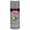 Picture of Krylon Industrial Colormaxx Paint + Primer  Matte  Deep Gray  12Oz Part# - K05550007