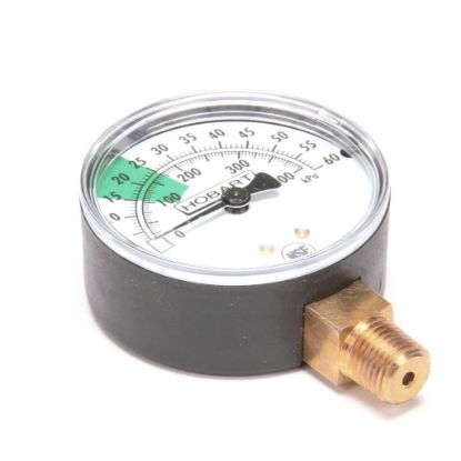 Picture of Hobart Gauge Water Pressure 0-60 Psi Part# 00-918460