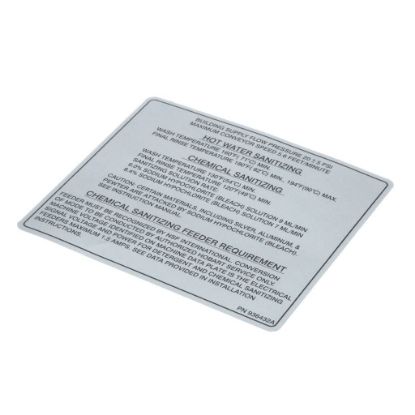 Picture of Hobart Labelinstructionsanitize Part# 00-936432