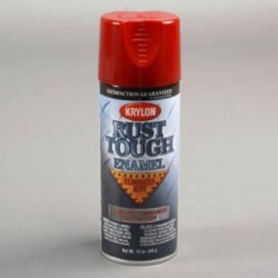 Picture of Krylon® Industrial Rust Tough Enamel  Gloss  Cherry Red  12 Oz. Part# - K09230008