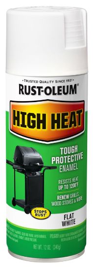 Picture of Rust-Oleum® White High Heat Paint 12Oz. F.Wt. Part# - 7751830