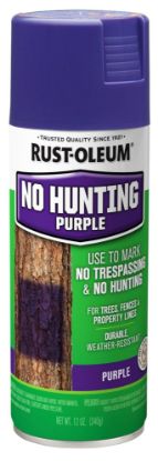 Picture of Rust-Oleum® Specialty Spray Paint  No Hunting Purple 12Oz Part# - 270970