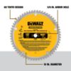 Picture of Dewalt® 10" 60T Carbide Circular Part# - Dw3106