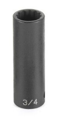 Picture of Grey Pneumatic 1" Drive X 2-9/16" Deep- 12 Point Part# - 4282D