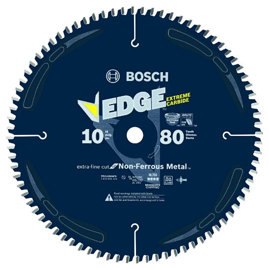 Picture of Bosch Power Tools 10" 80T 5/8 Arbor Circ Saw Blade Nf Metal Bx Part# - Pro1080Nfb
