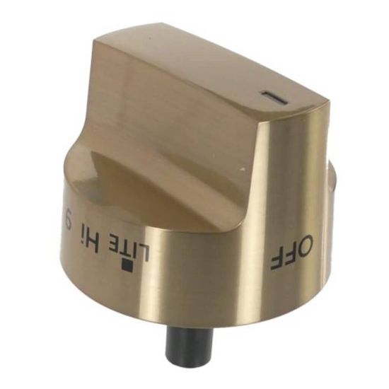 Picture of GE Bronze Knob Burner Part# WB03X39547