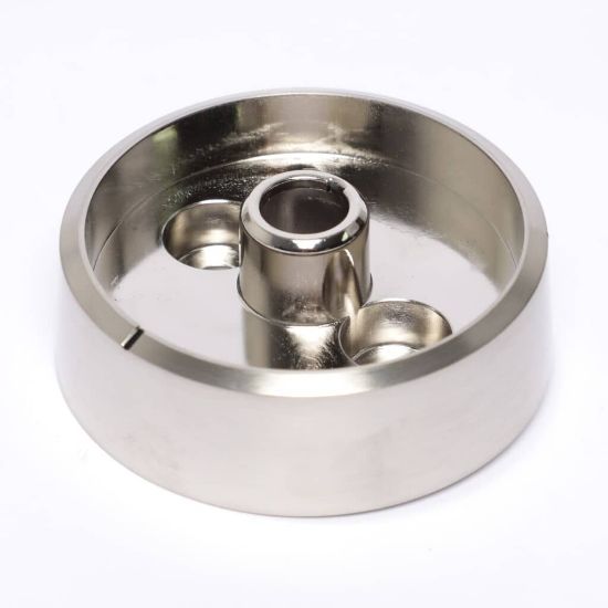 Picture of GE Stainless Knob Bezel Part# WB03X39552