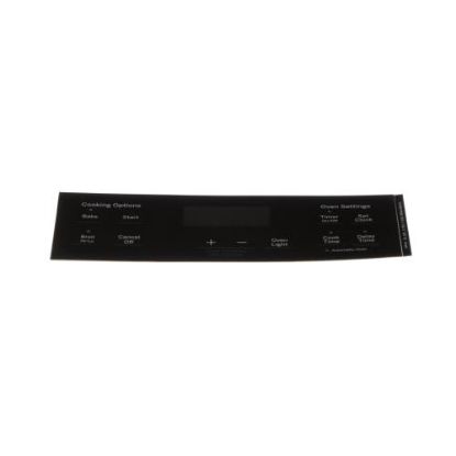 Picture of GE Faceplate Graphics (Bk) Part# WB07X26634