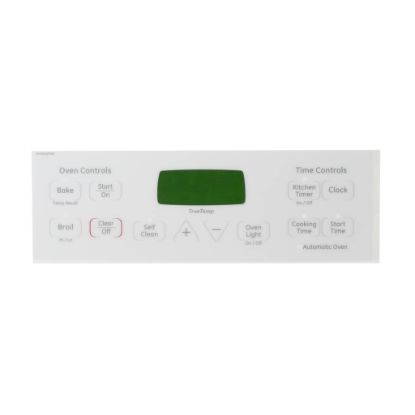 Picture of GE Faceplate Graphics (Wh) Part# WB27T11006