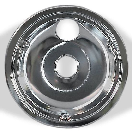 Picture of GE 8 Inch Chrome Burner Bowl - Elec Part# WB31K5025