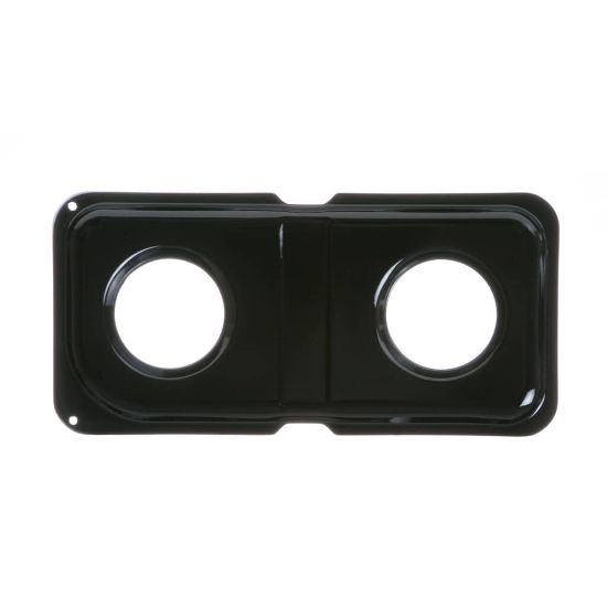 Picture of GE Double Black Porcelain Pan Left - Gas Part# WB34K10010