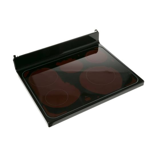 Picture of GE Rangetop Glass Asm Bk Part# WB62X20907